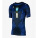 Billige Fotballdrakt Brasil Raphinha Belloli #11 Replika Bortedrakt Dame VM 2026 Kortermet Billige Fotballdrakt Brasil Raphinha Belloli #11 Replika Bortedrakt Dame VM 2026 Kortermet